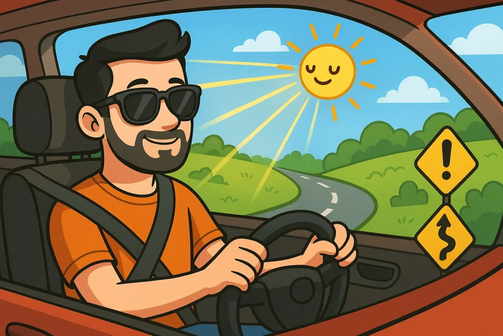 عینک آفتابی برای رانندگان