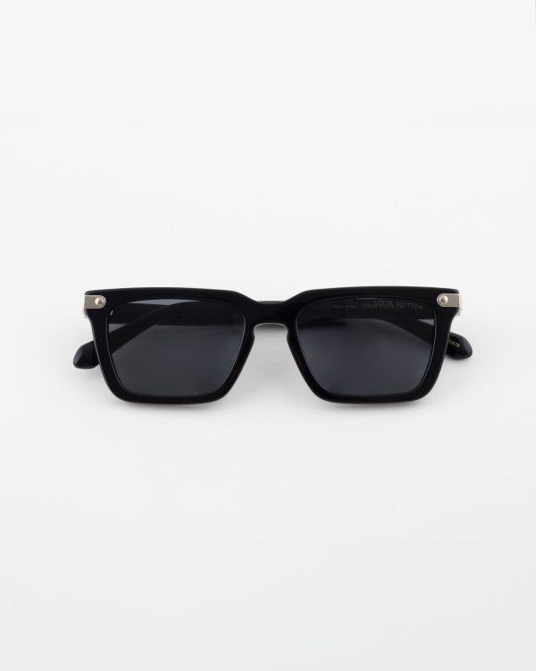 عینک آفتابی کلاسیک UV400 مشکی مدل لویی ویتون_Louis vuitton - Image 3