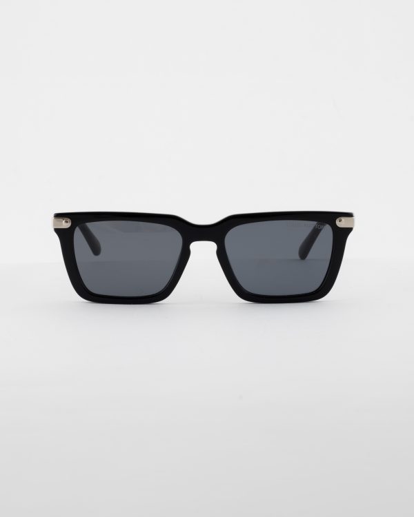 عینک آفتابی کلاسیک UV400 مشکی مدل لویی ویتون_Louis vuitton - Image 5
