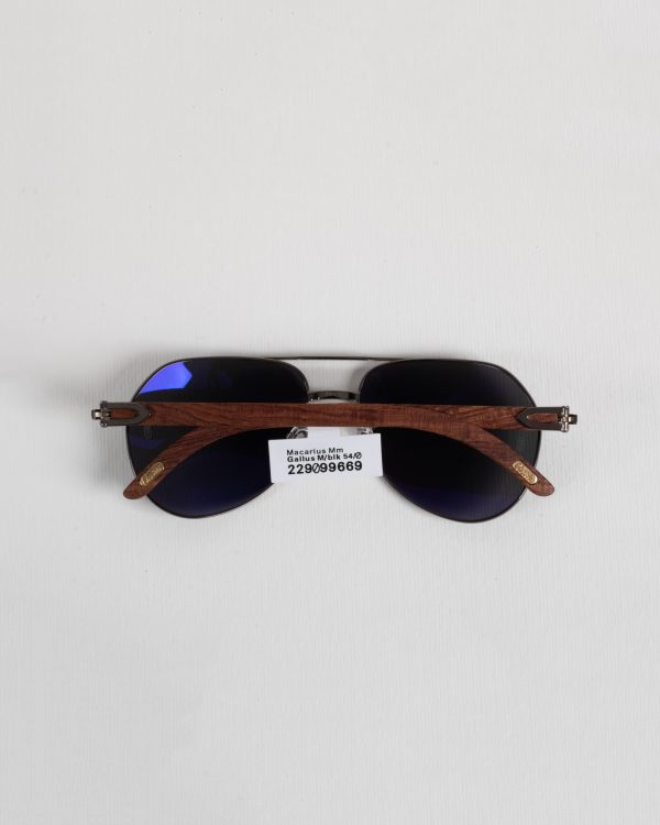 عینک آفتابی اورجینال دسته چوب طبیعی کارتیر Cartier - Image 2