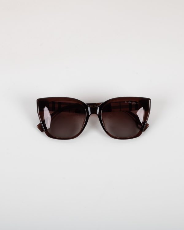 عینک آفتابی بربری قهوه ای مدل 5245 - Burberry - Image 3