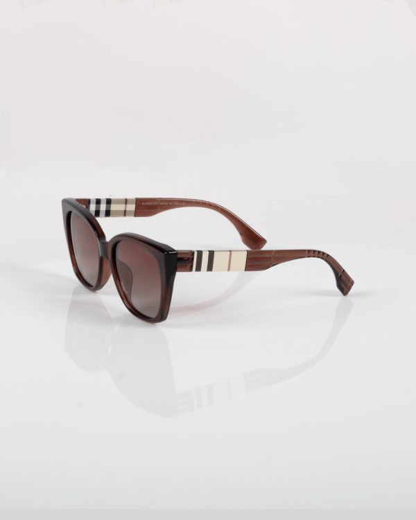 عینک آفتابی بربری قهوه ای مدل 5245 - Burberry - Image 4
