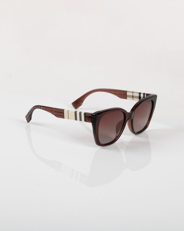 عینک آفتابی بربری قهوه ای مدل 5245 - Burberry - Image 6