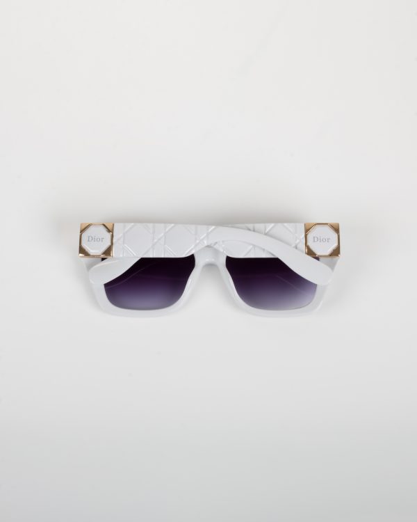 عینک آفتابی دیور سفید مدل 5087 - Dior - Image 5