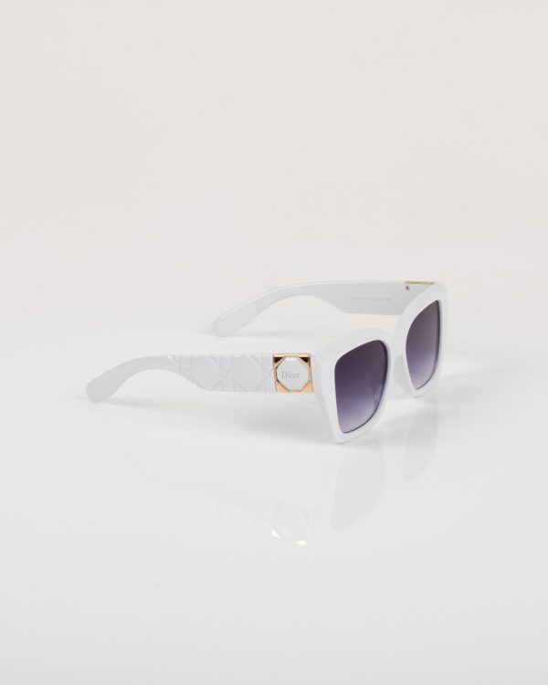 عینک آفتابی دیور سفید مدل 5087 - Dior