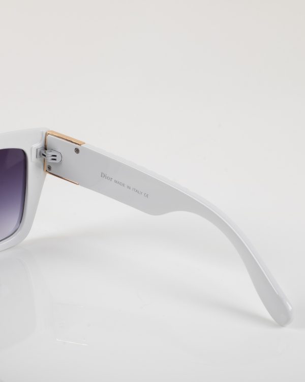 عینک آفتابی دیور سفید مدل 5087 - Dior - Image 4