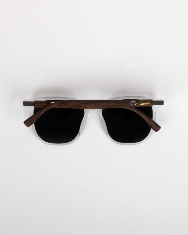 عینک آفتابی کارتیر سفید مدل 2506 - Cartier - Image 3