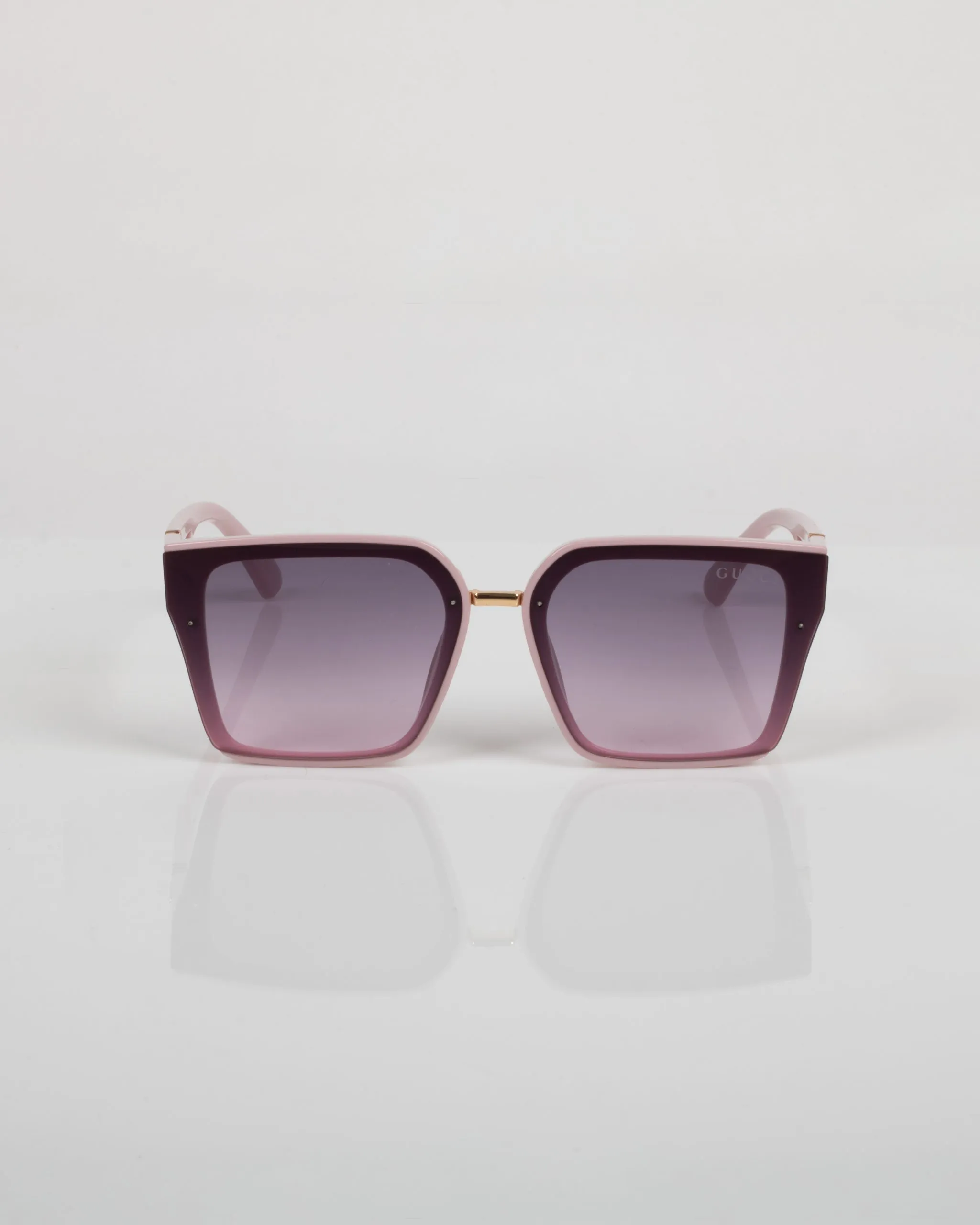 عینک آفتابی گوچی صورتی مدل 6150 - Gucci 2 عینک آفتابی فشن مربعی گوچی صورتی مدل 6150 – Gucci