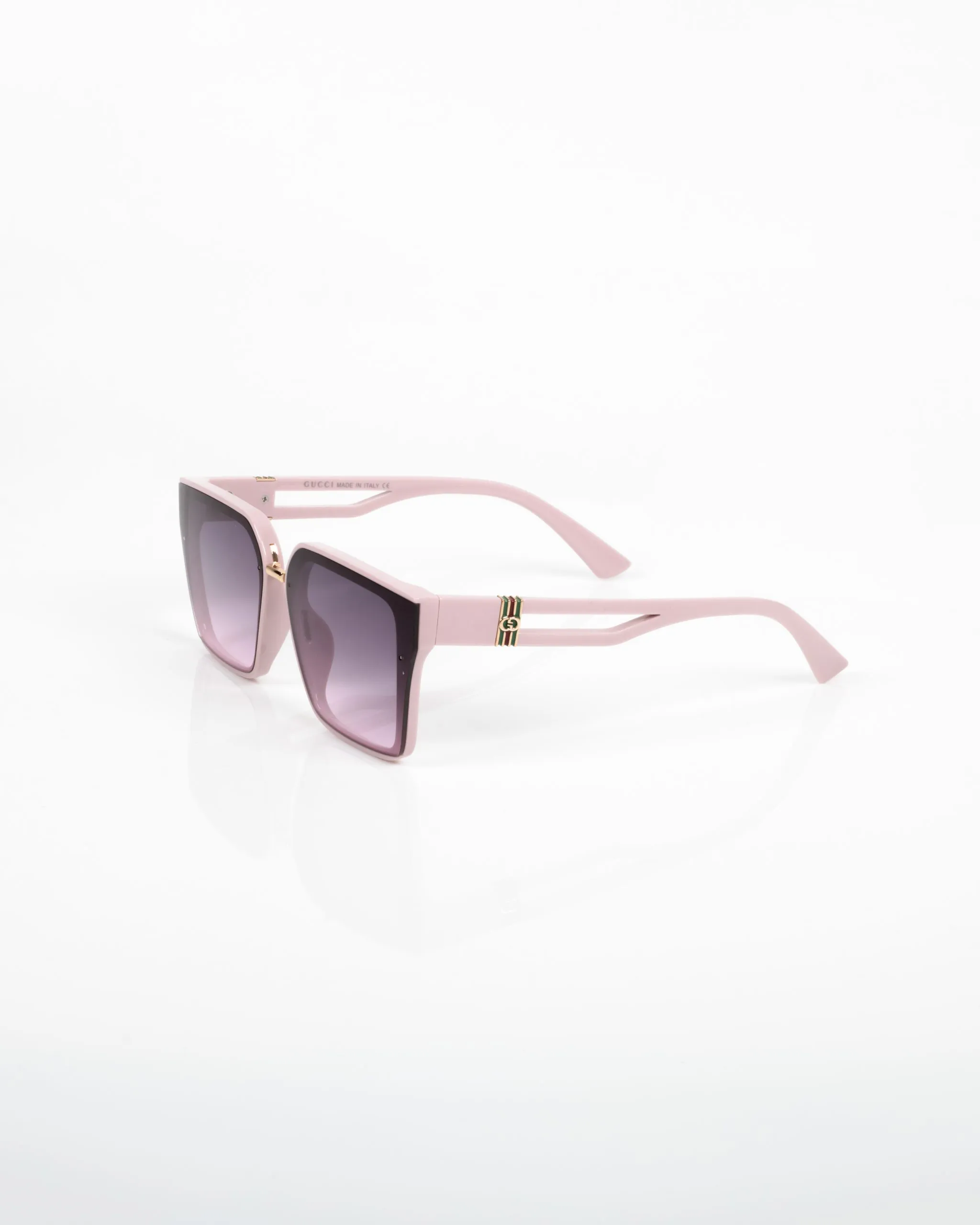 عینک آفتابی گوچی صورتی مدل 6150 - Gucci 7 عینک آفتابی فشن مربعی گوچی صورتی مدل 6150 – Gucci