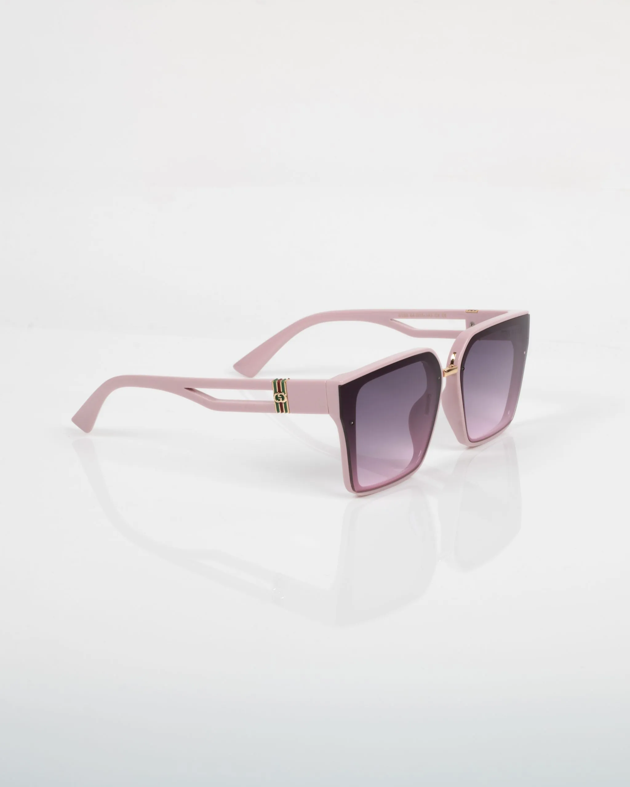 عینک آفتابی گوچی صورتی مدل 6150 - Gucci 1 عینک آفتابی فشن مربعی گوچی صورتی مدل 6150 – Gucci