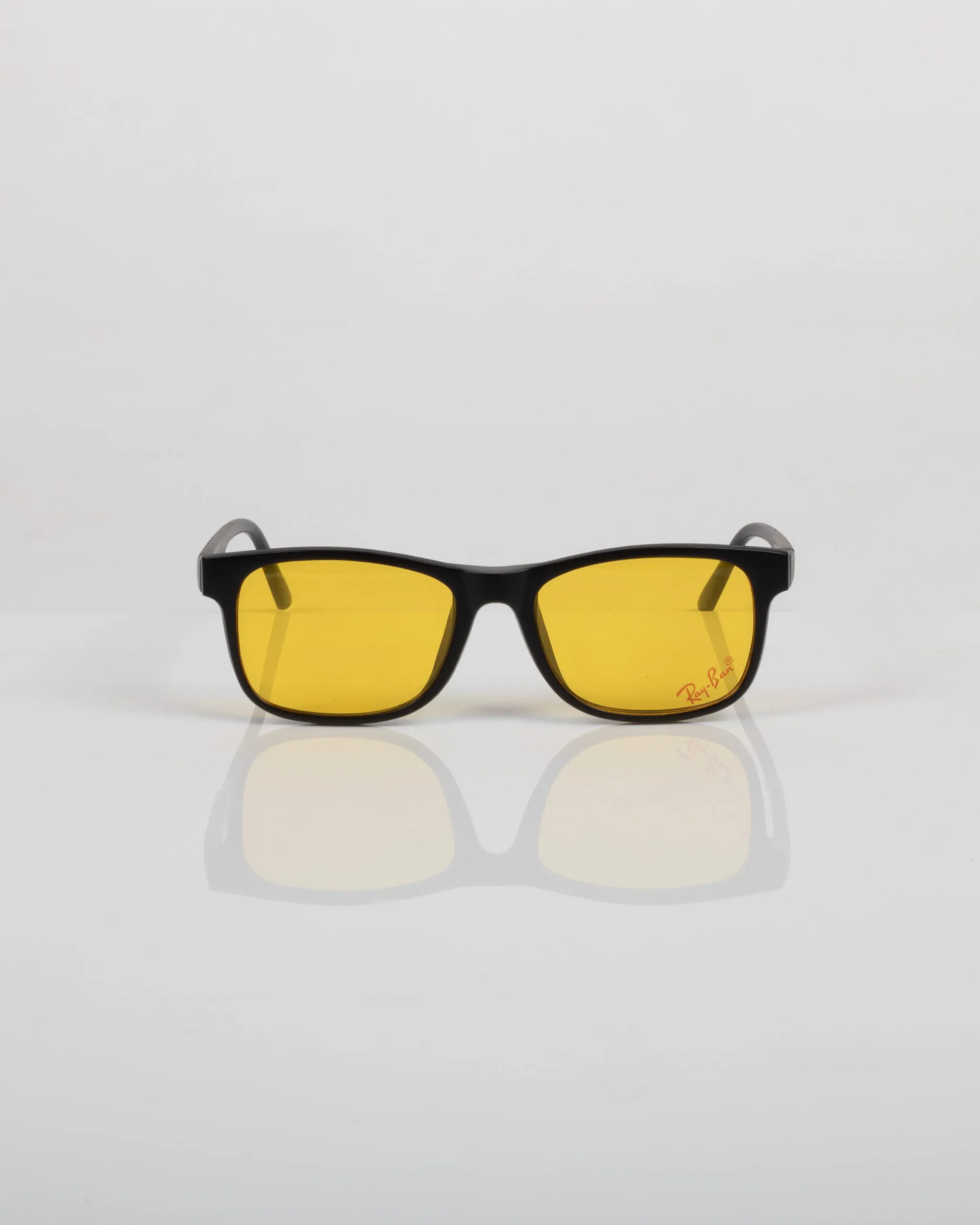 عینک طبی چهار کاور ریبن مشکی مدل 2213 - Rayban 2 عینک طبی آفتابی آهنربایی کاوردار چند کاره دید در شب جیوه ای پلاریزه آبی زرد